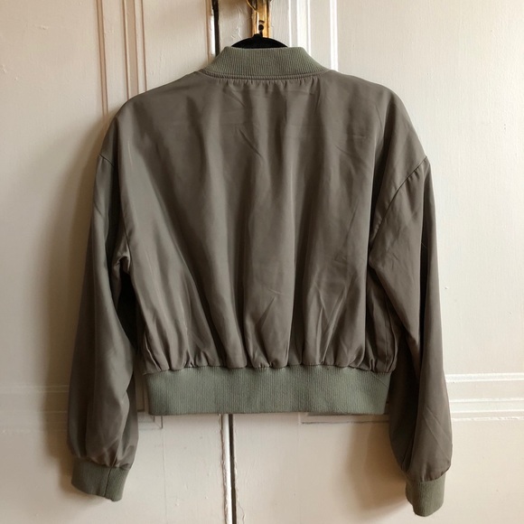 Ashley By 26 International Green Bomber Jacket - Picture 5 of 8